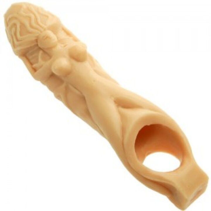 Extender tip with penis replacement function for erectile problems